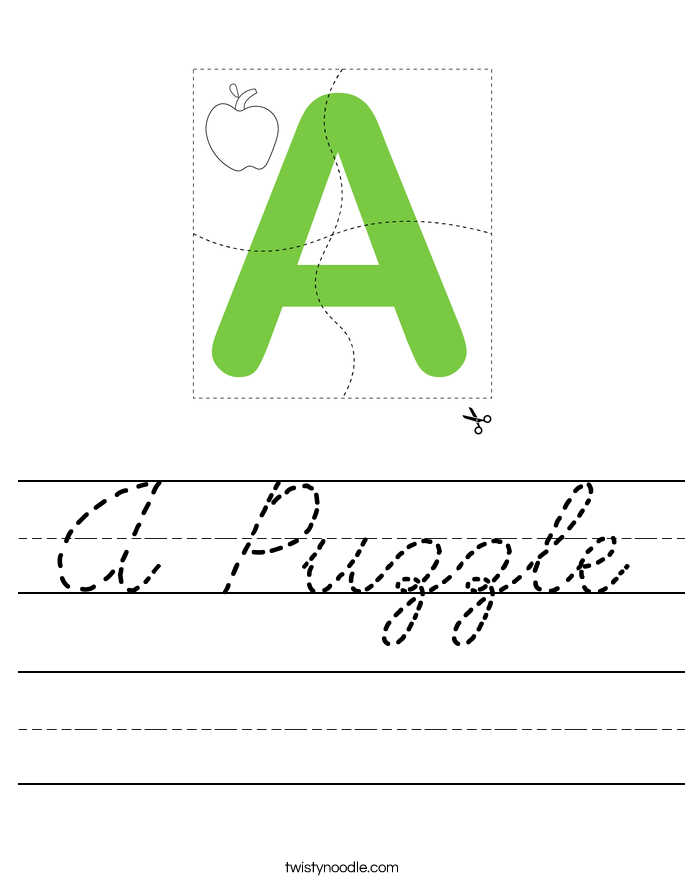 A Puzzle Worksheet