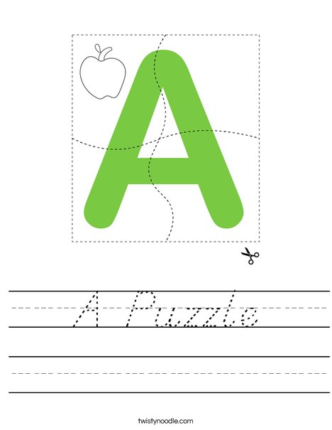 A Puzzle Worksheet