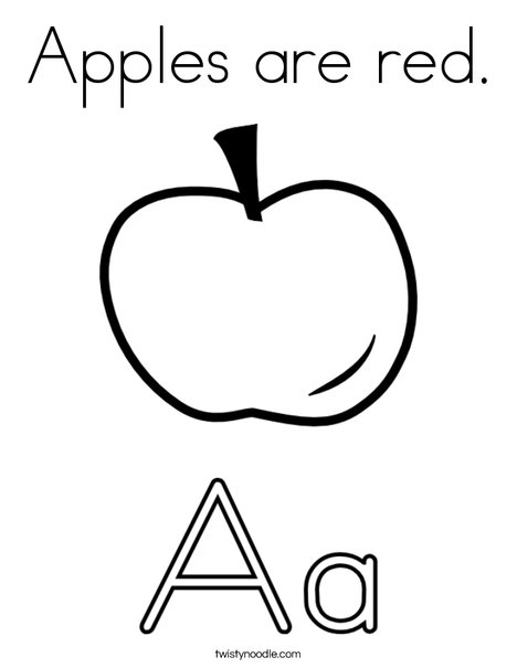 Big and Little Letter A Coloring Page