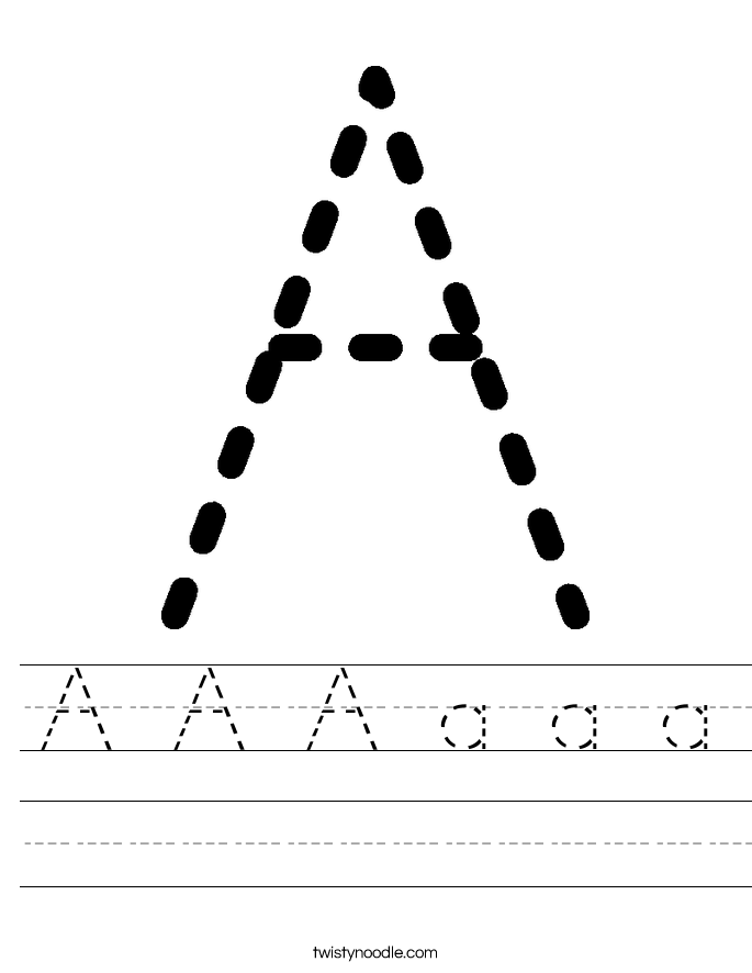 A A A a a a Worksheet