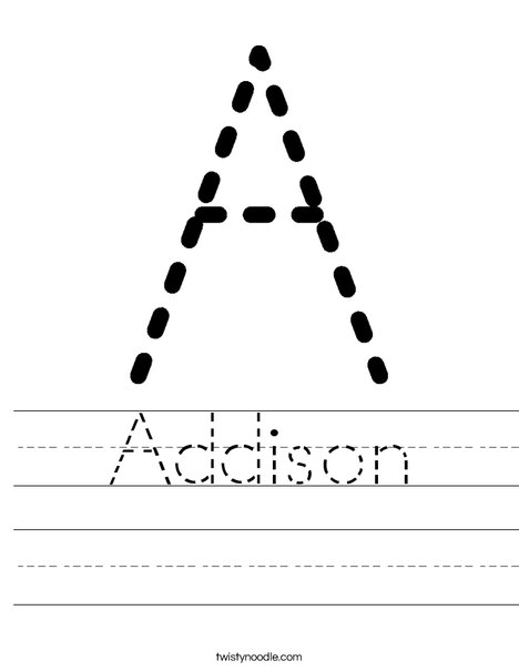 Tracing Letter A Worksheet