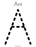 Ant Coloring Page