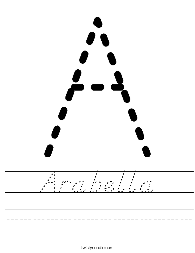 Arabella Worksheet