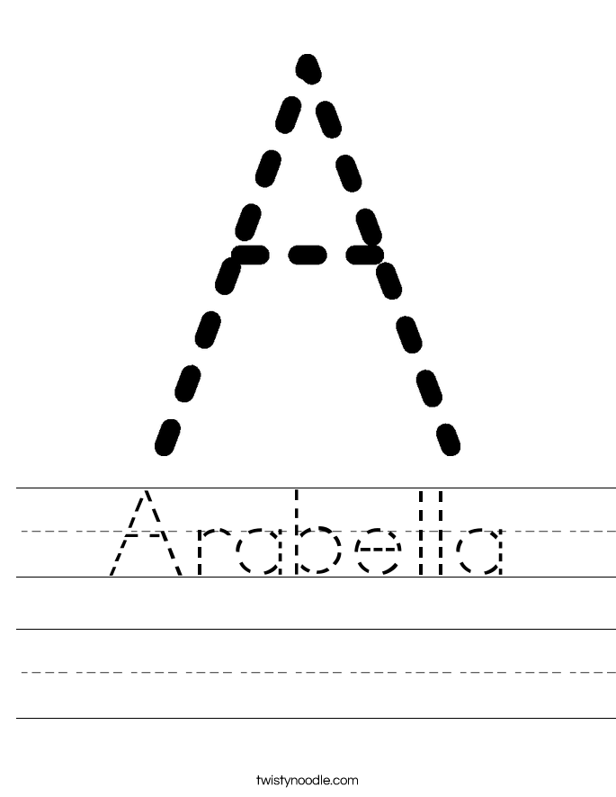 Arabella Worksheet