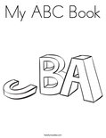 My ABC BookColoring Page