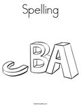 SpellingColoring Page