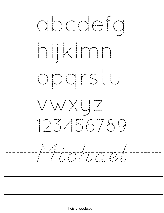 Michael Worksheet