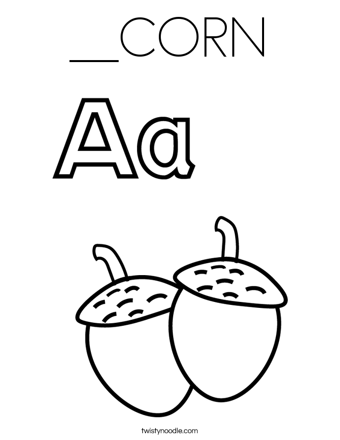 __CORN Coloring Page