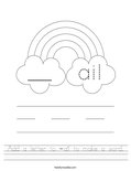 Add a letter to -ail to make a word. Worksheet