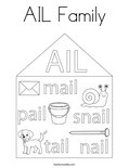 AIL Family Coloring Page