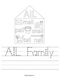 AIL Family Worksheet