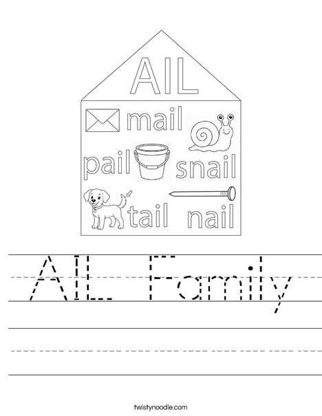 AIL Family Worksheet