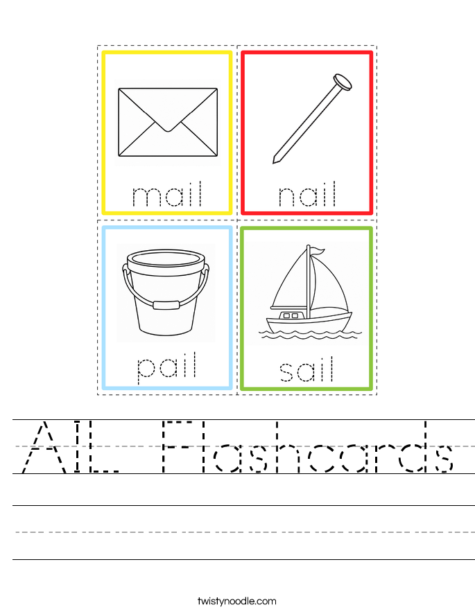 AIL Flashcards Worksheet