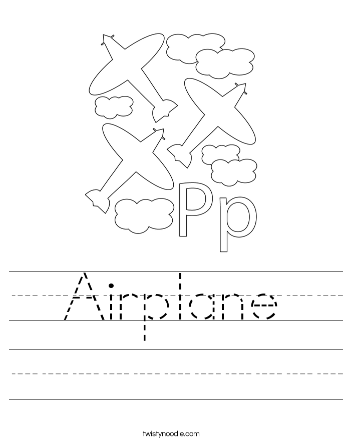 Airplane Worksheet