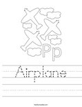Airplane Worksheet