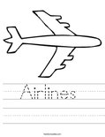 Airlines  Worksheet