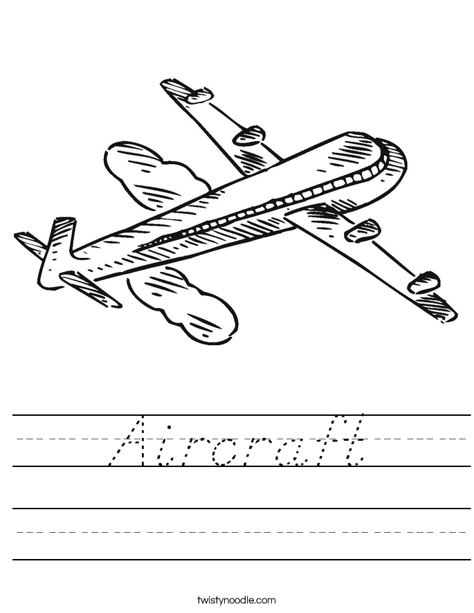 Aircraft Worksheet