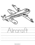 Aircraft Worksheet