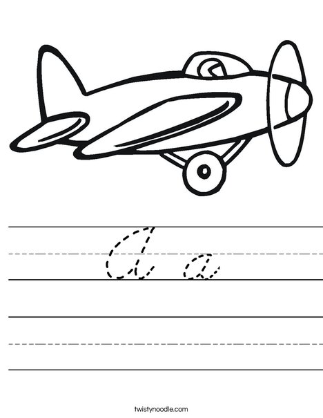 Prop Airplane Worksheet