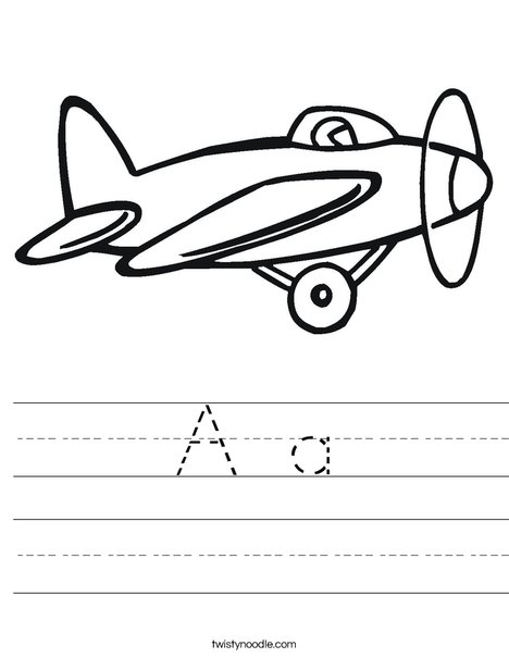 Prop Airplane Worksheet