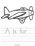 A is for  Worksheet