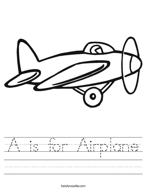 Prop Airplane Worksheet