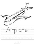 Airplane Worksheet