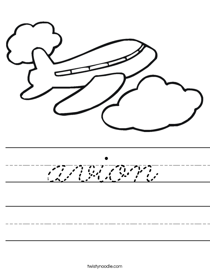 avion Worksheet