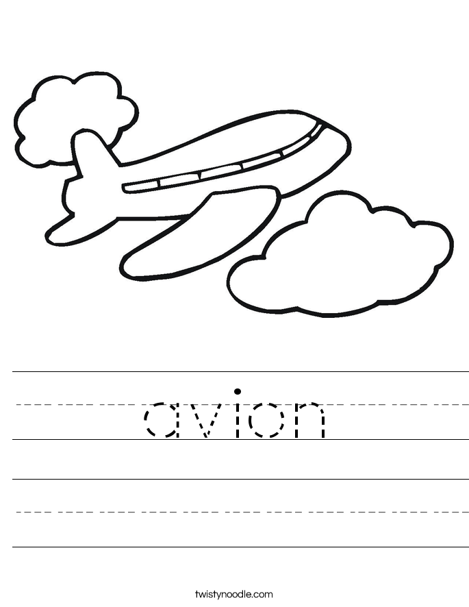 avion Worksheet