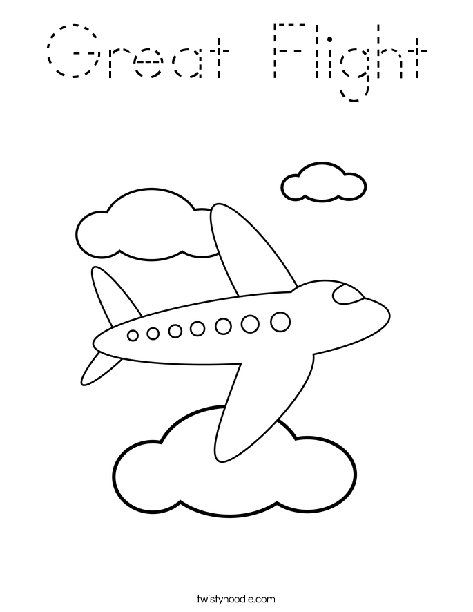 Great Flight Coloring Page