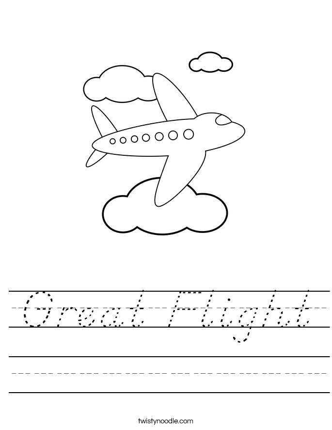 Great Flight Worksheet