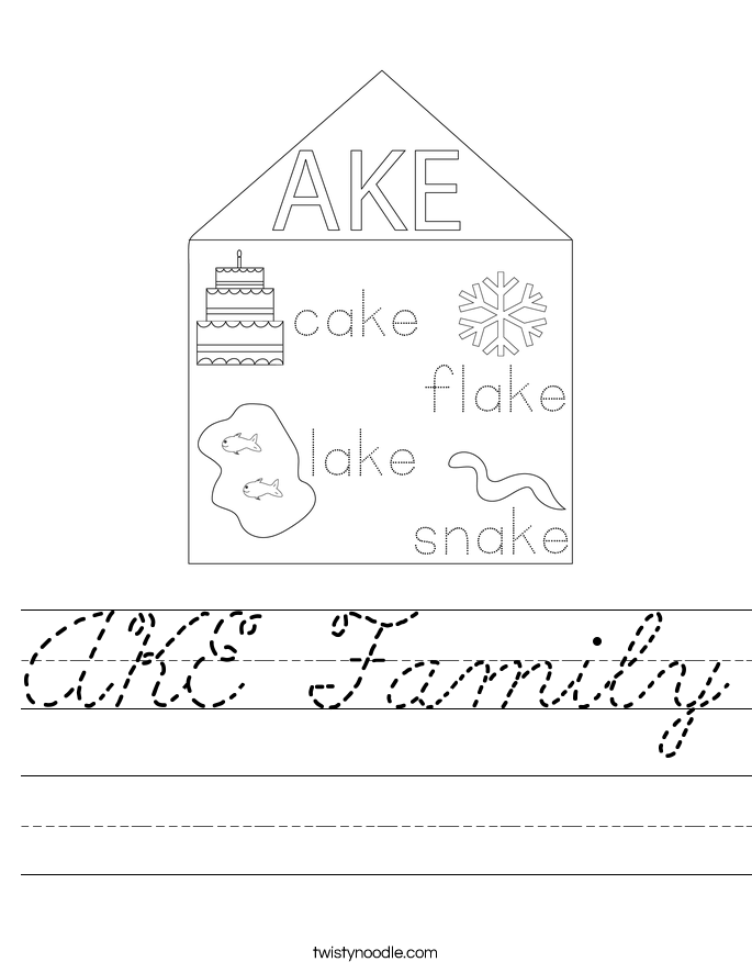 AKE Family Worksheet