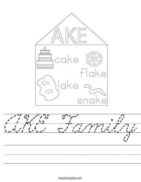 AKE Family Worksheet