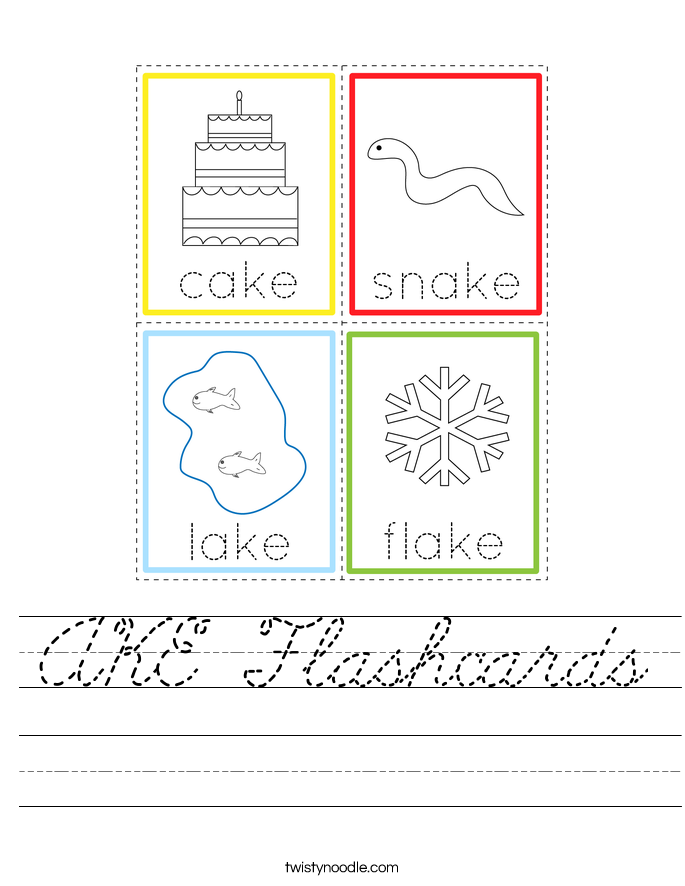 AKE Flashcards Worksheet