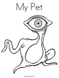 My Pet Coloring Page