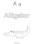 A a Coloring Page