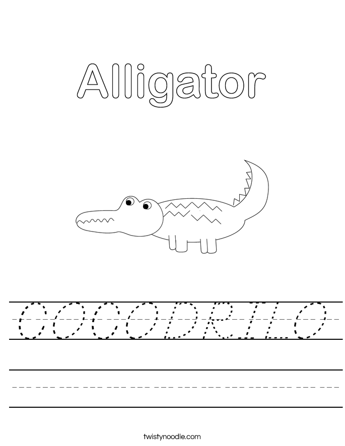 COCODRILO Worksheet