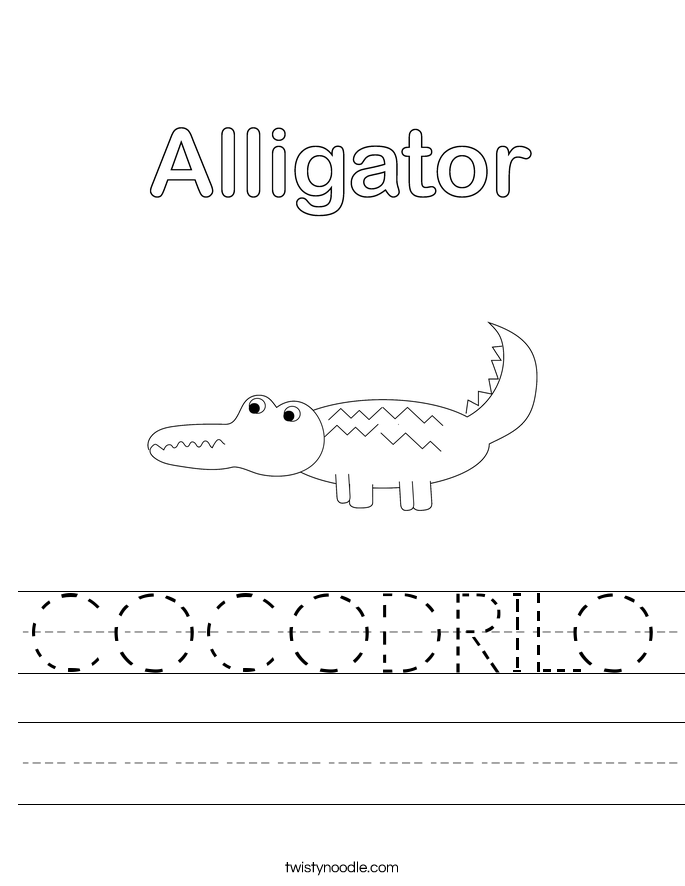 COCODRILO Worksheet