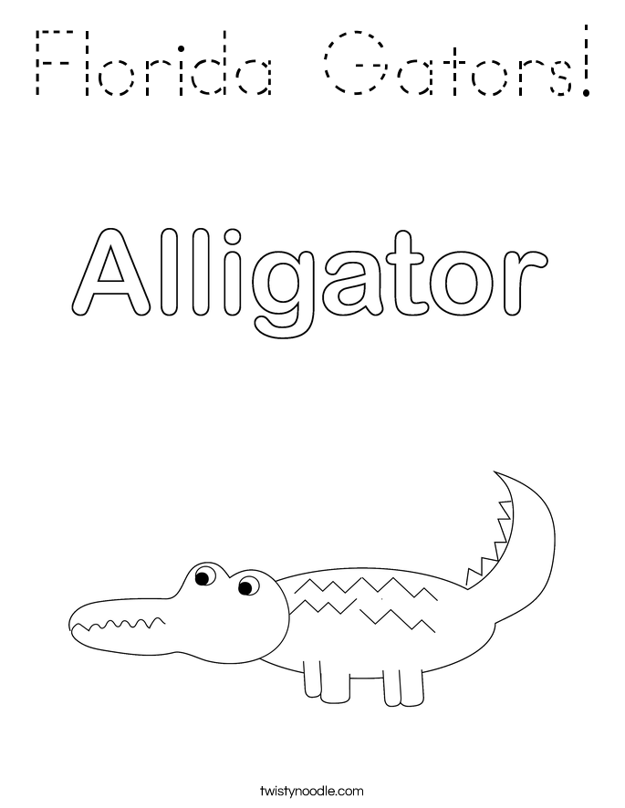 Florida Gators! Coloring Page