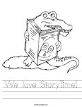 We love StoryTime! Worksheet