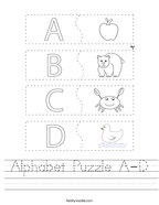 alphabet worksheets twisty noodle