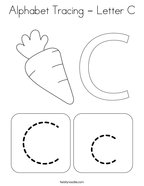 Letter C Coloring Pages - Twisty Noodle