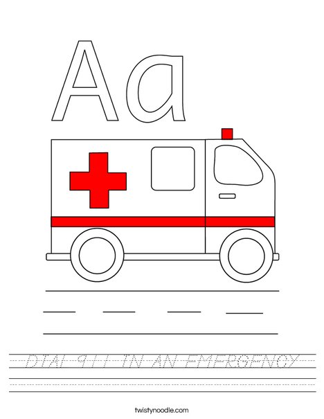 Ambulance Worksheet