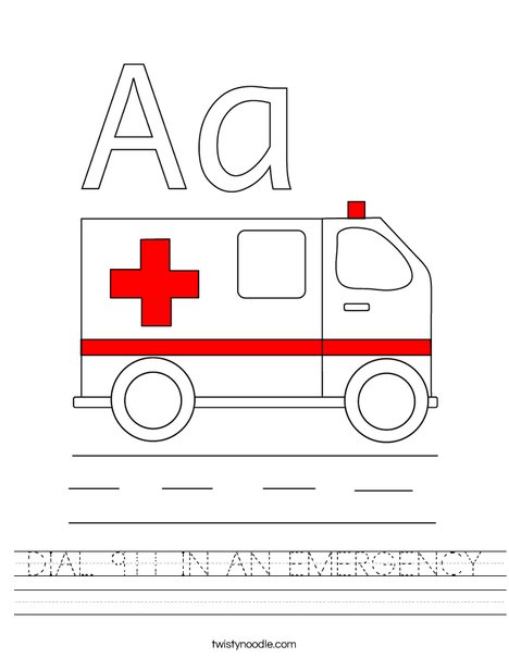 Ambulance Worksheet