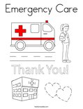 Emergency CareColoring Page