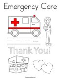 Emergency Care Coloring Page