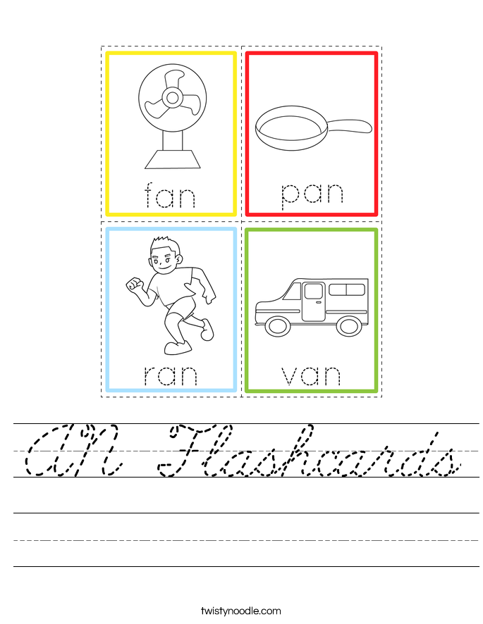AN Flashcards Worksheet