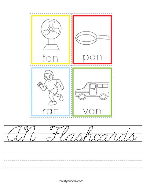 AN Flashcards Worksheet