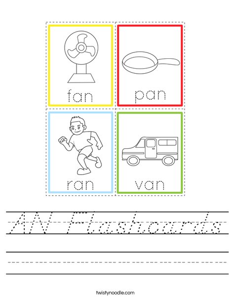 AN Flashcards Worksheet
