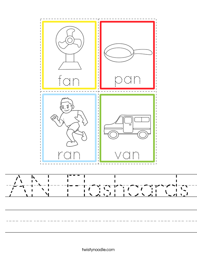 AN Flashcards Worksheet